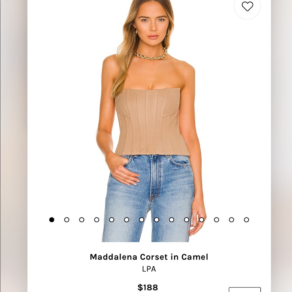 NWOT LPA Maddalena Corset; size small